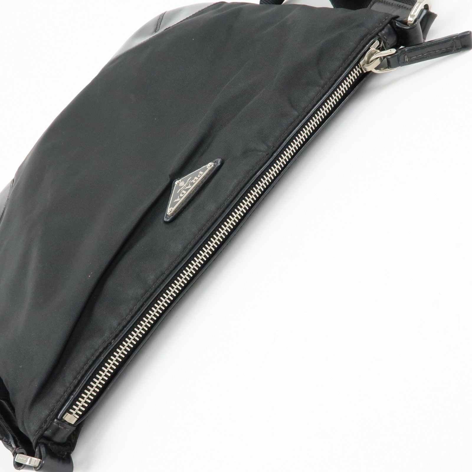 Prada Shoulder Bag - Black, Nylon and Leather
