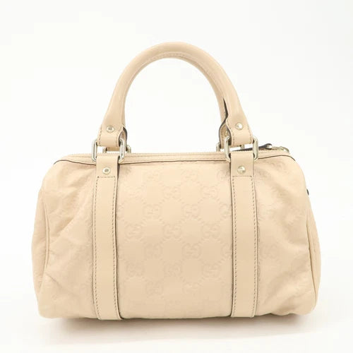 Gucci Mini Boston Bag - Pink Beige, Guccissima Leather