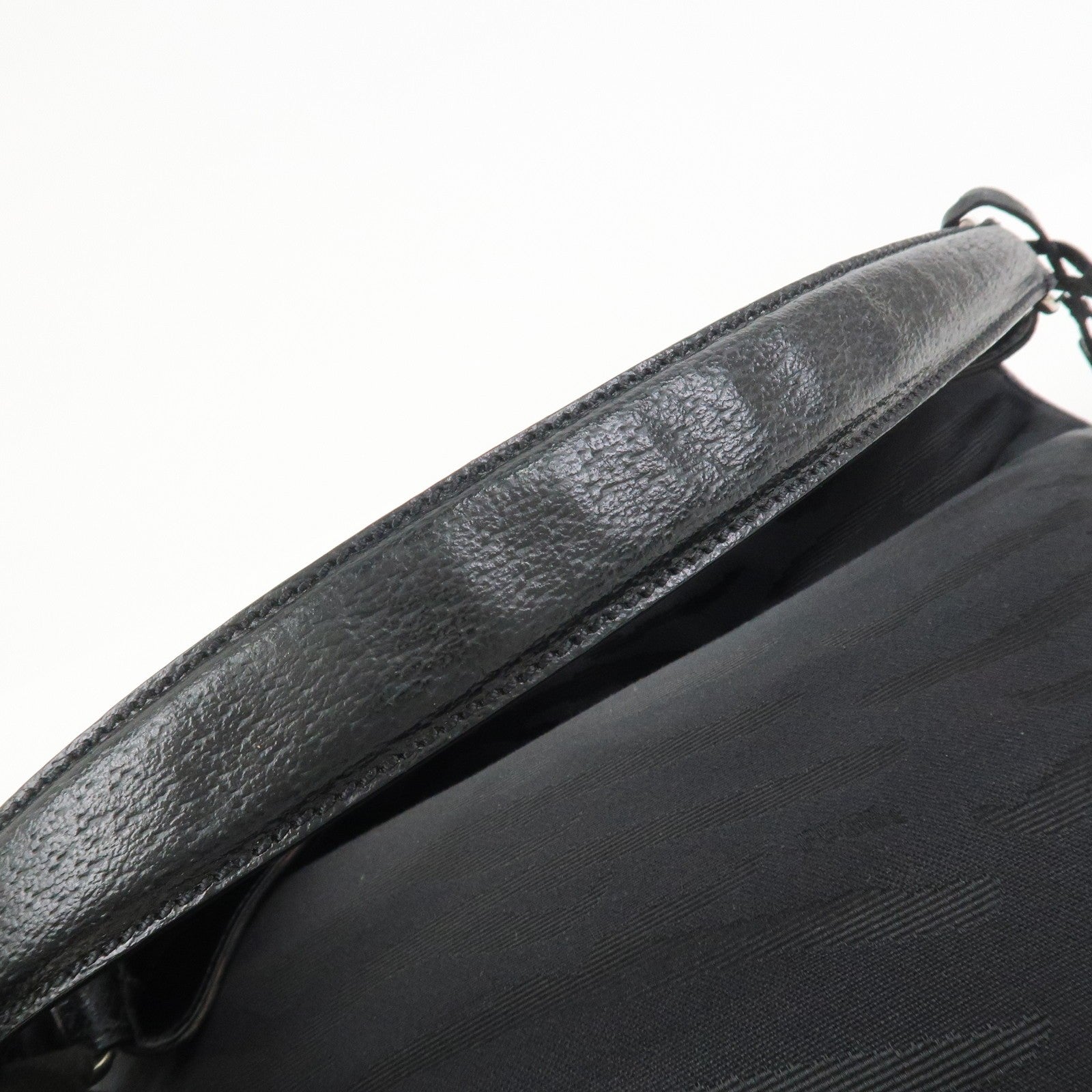 Fendi Shoulder Bag - Black, Canvas Leather