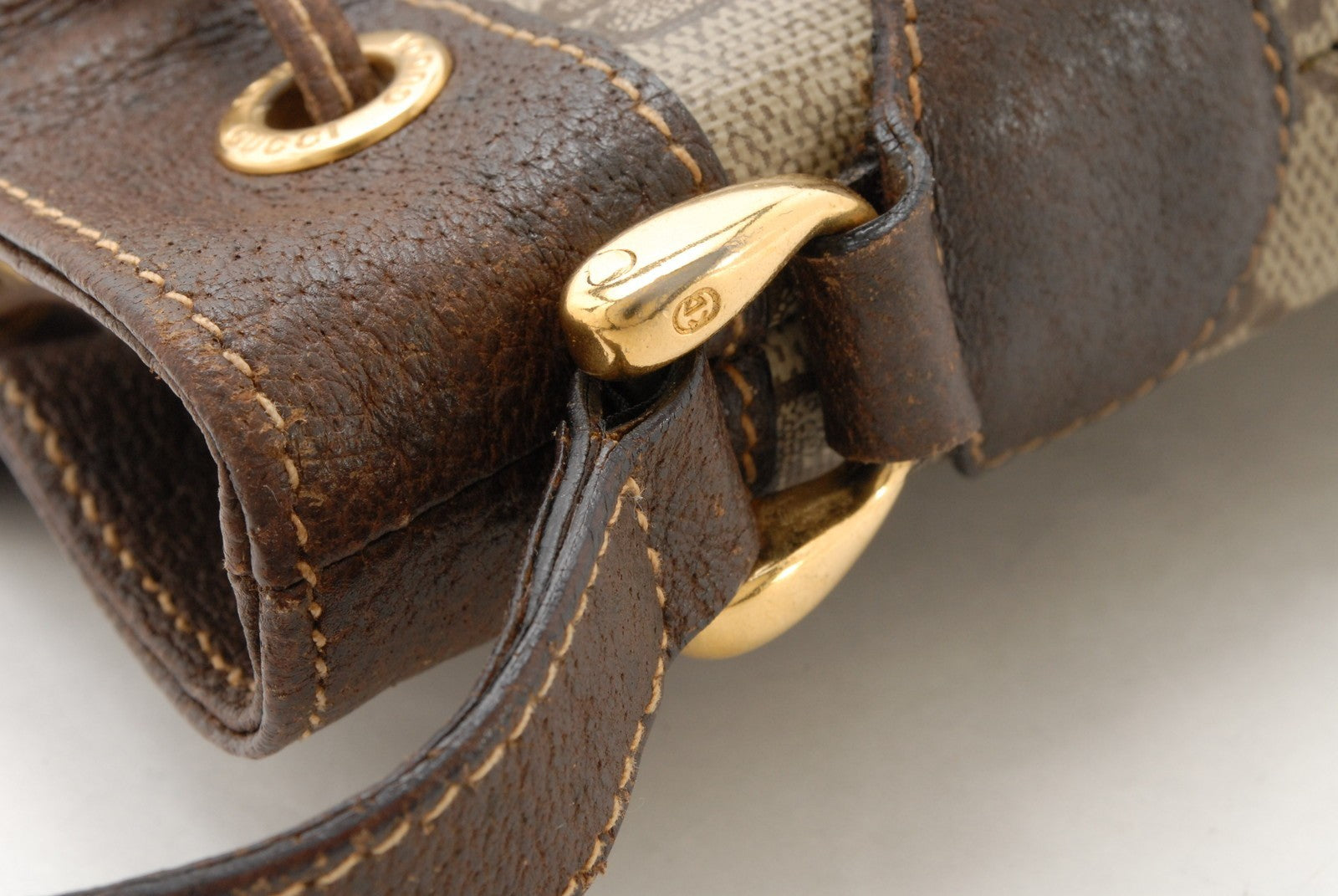 Gucci GG Bucket Bag Shoulder Bag - Brown, Canvas, Leather