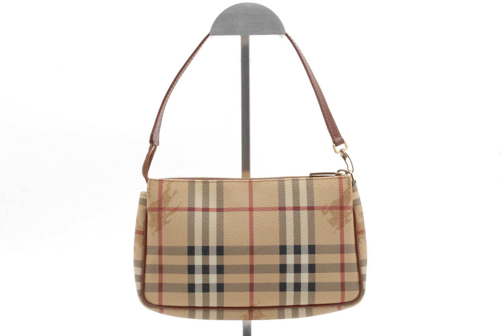 Burberry Nova Check Shoulder Bag - Beige, Canvas, Leather