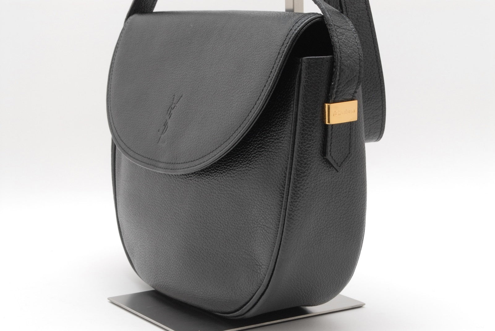 Saint Laurent Vintage Shoulder Bag - Black, Leather