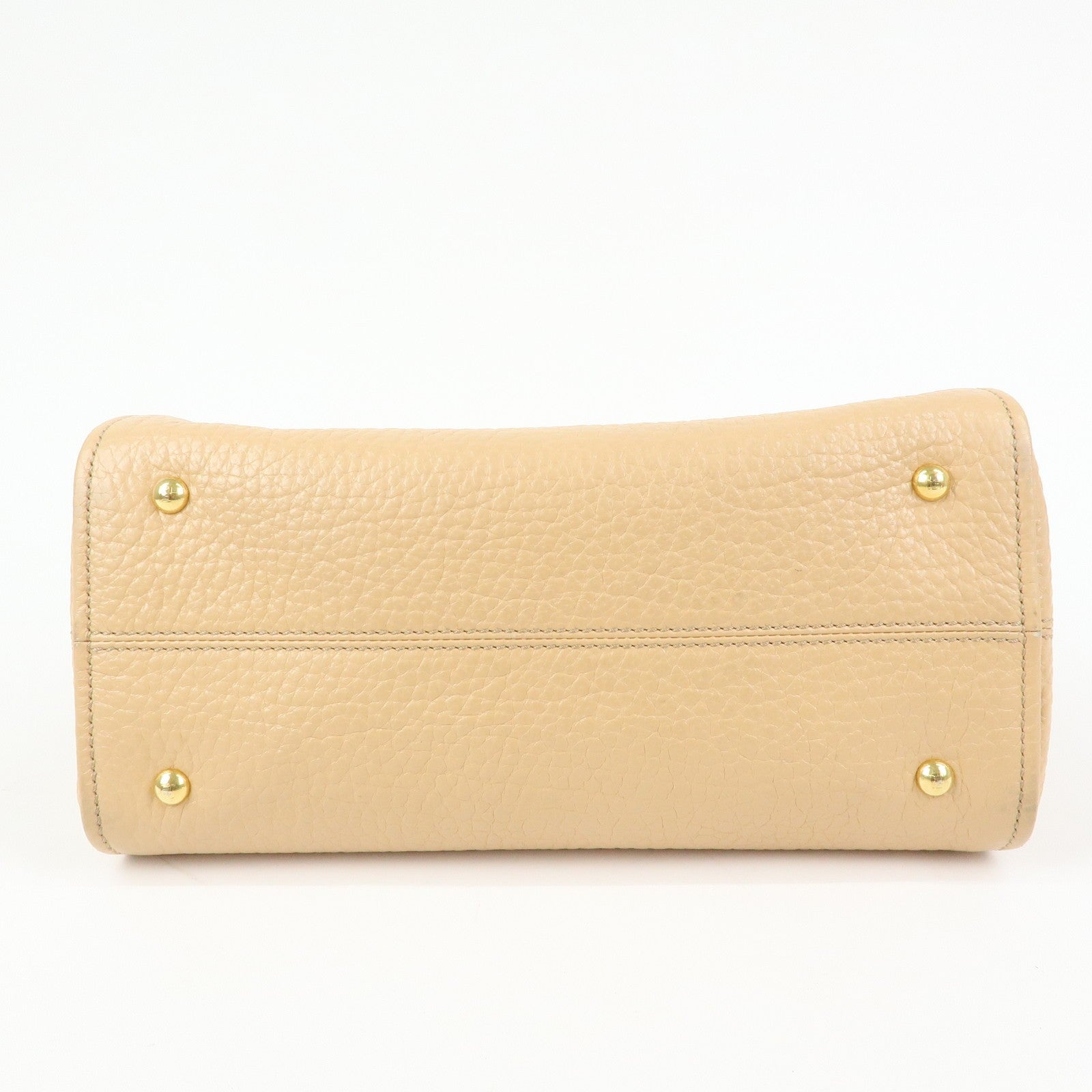 Fendi 8BL114 Hand Bag - Beige, Leather