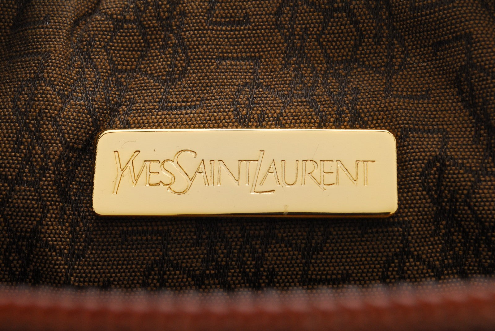 Saint Laurent Yves Saint Laurent Shoulder Bag - Brown, Leather