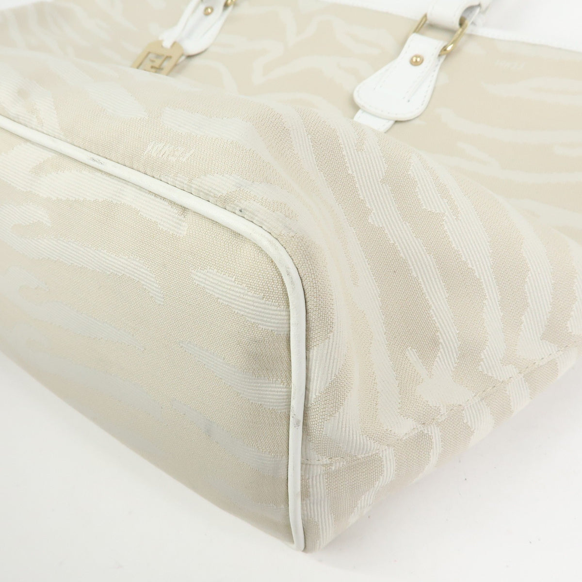 Fendi Tote Bag - Beige, Canvas Leather