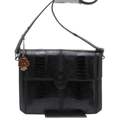 Saint Laurent YSL Envelope Shoulder Bag - Black, Leather