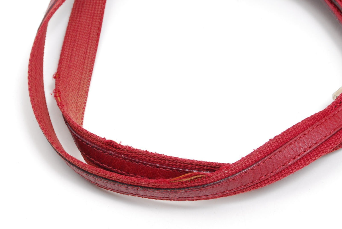 Dior Christian Trotter Tote Bag - Red, Leather