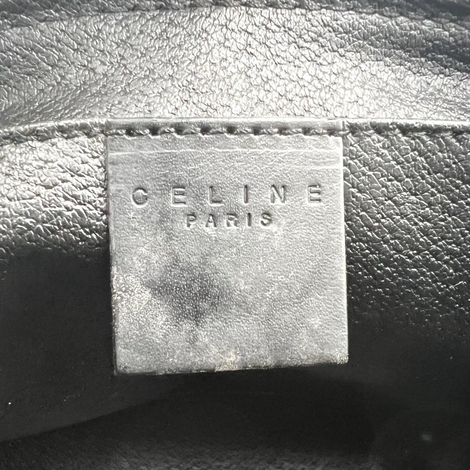Celine Macadam Cosmetics Pouch - Black, PVC
