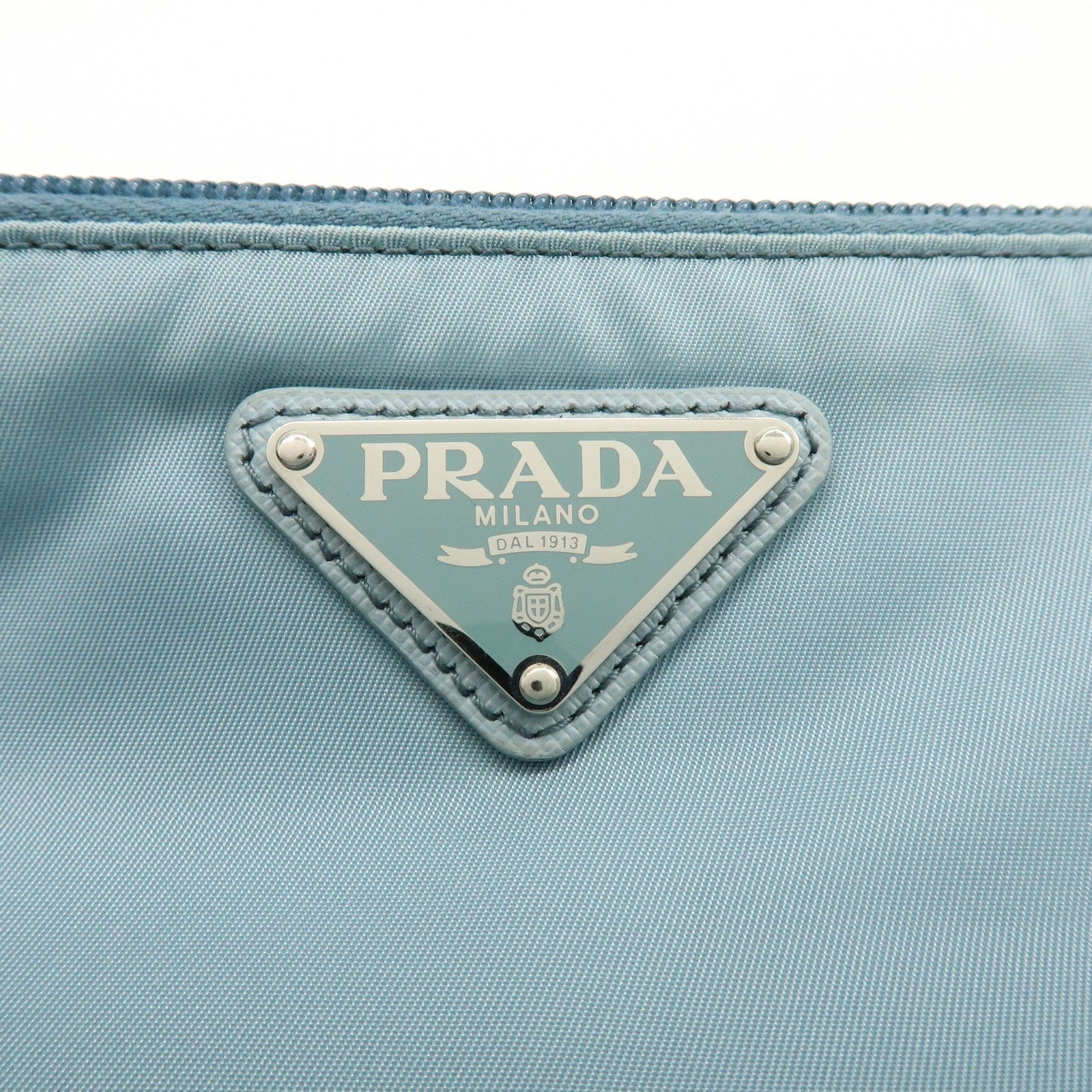 Prada 1NH545 Pouch - Light Blue, Nylon