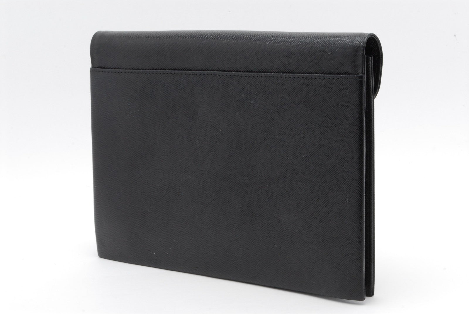 Saint Laurent Clutch Second Bag - Black, Leather