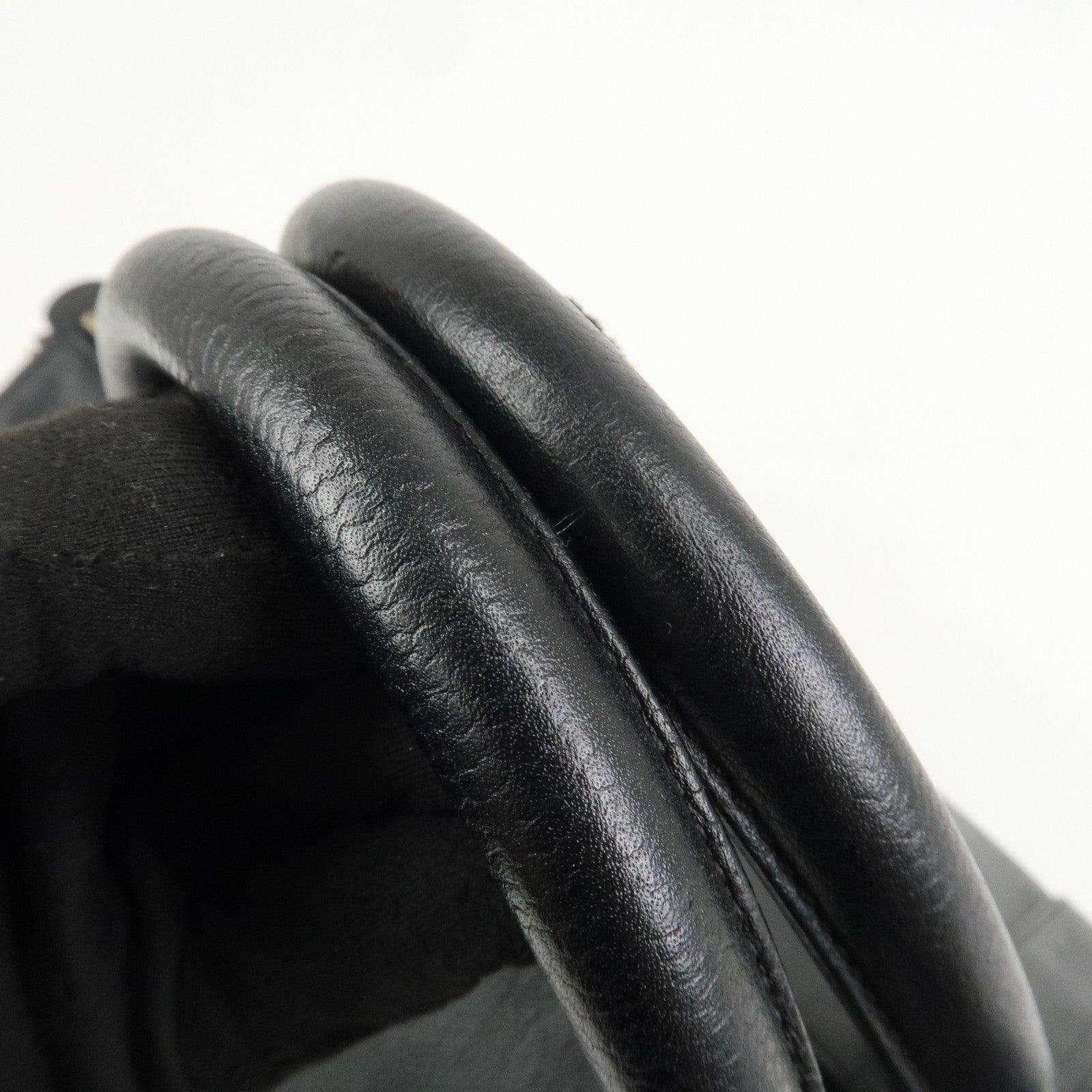 Chanel Coco Mark Caviarskin Boston Bag - Black, Leather