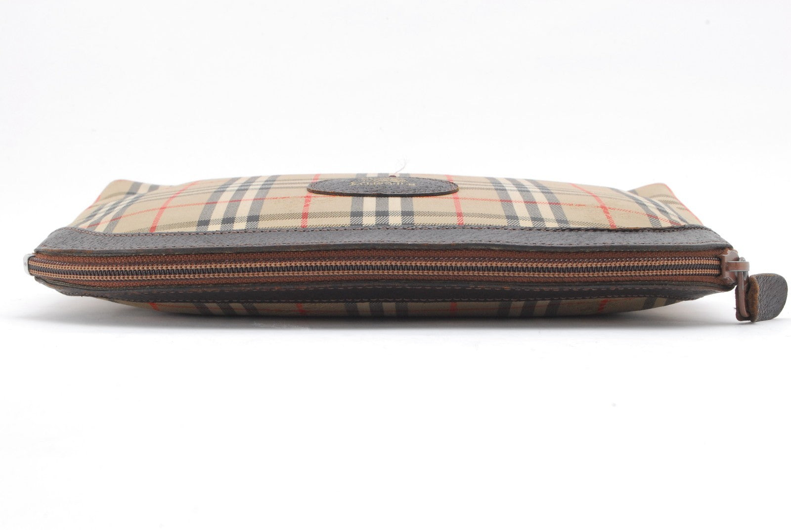 Burberry Nova Check Clutch Bag - Beige, Canvas