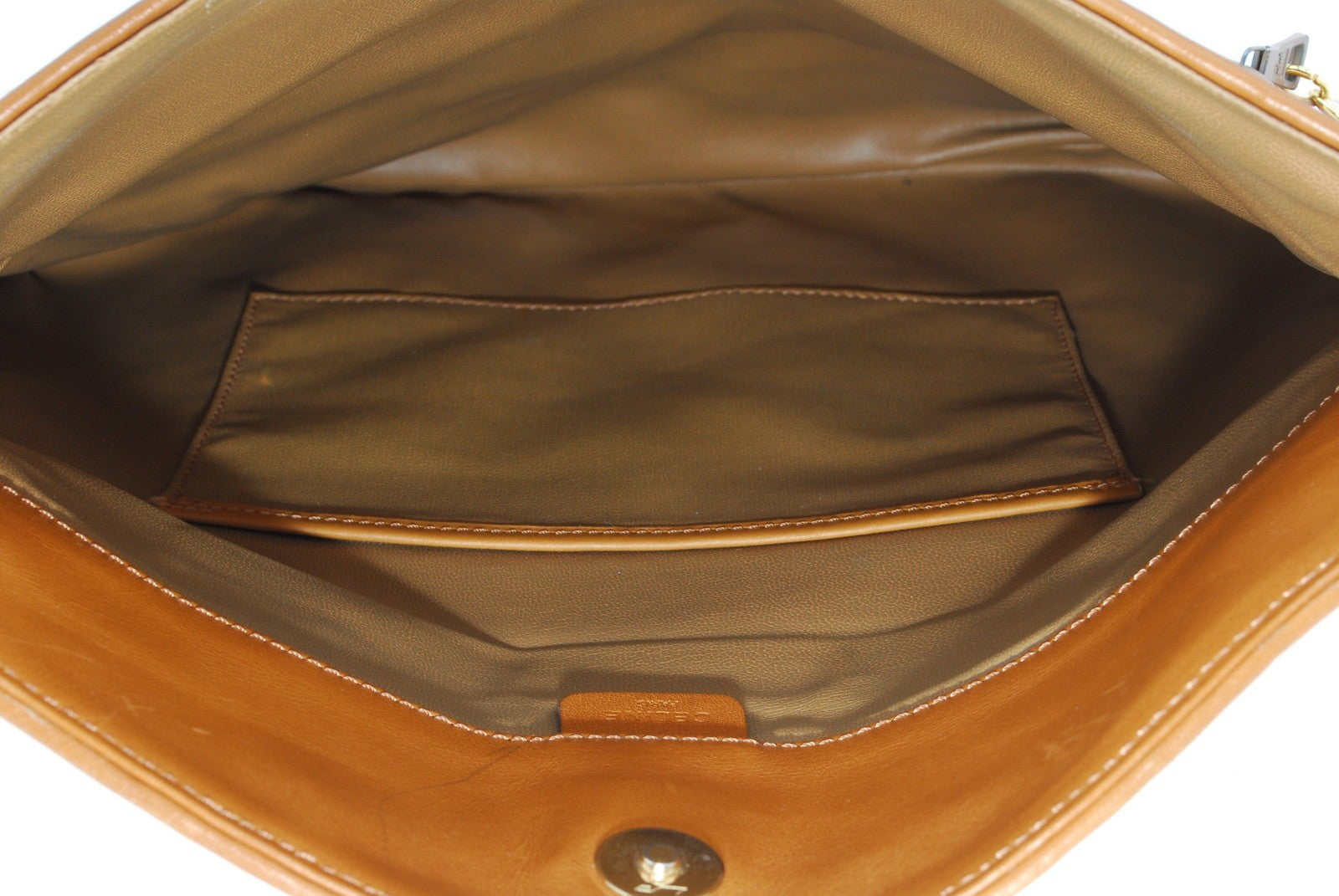 Celine Macadam Clutch - Beige, PVC Leather
