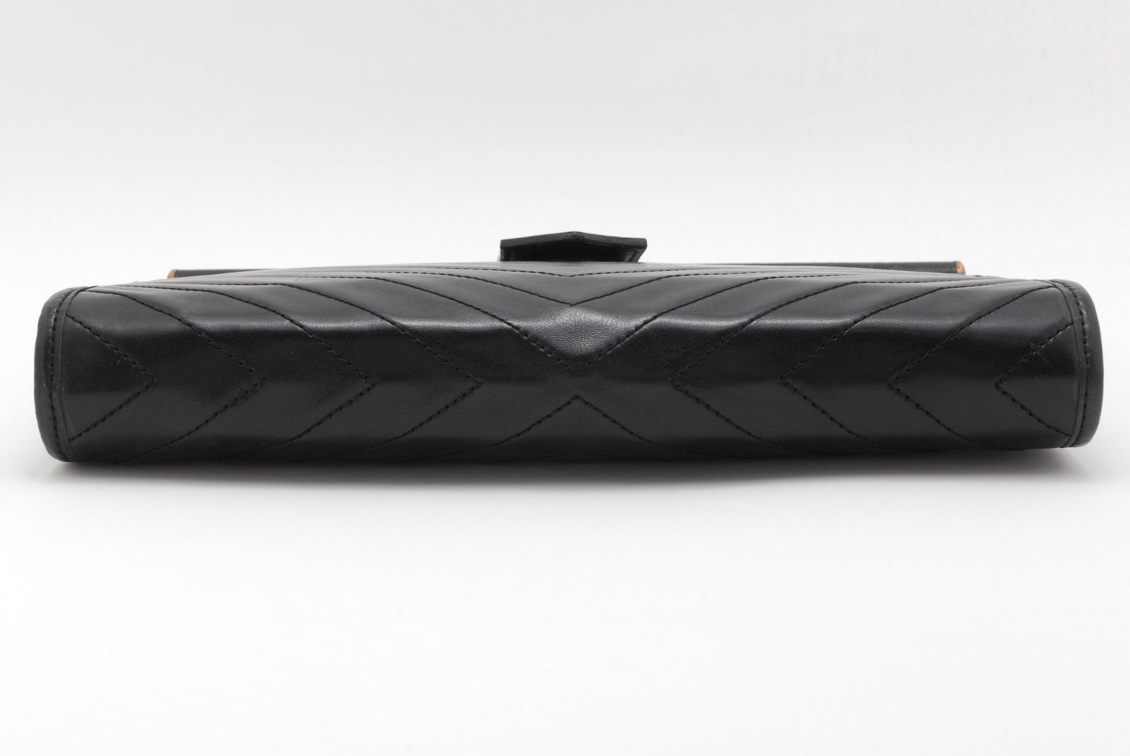 Saint Laurent Yves Clutch Bag - Black, Leather