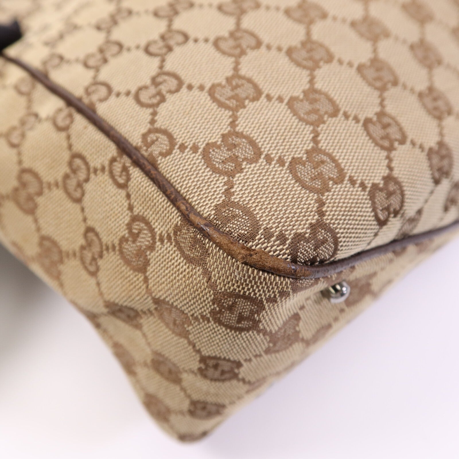 Gucci GG SHW Shoulder Bag - Beige, GG Canvas