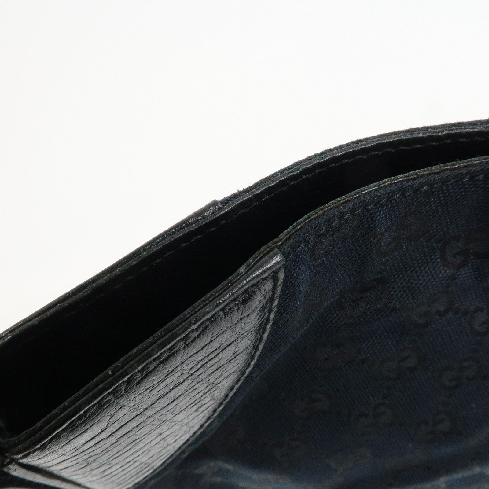 Gucci Horsebit Shoulder Bag - Black, Canvas