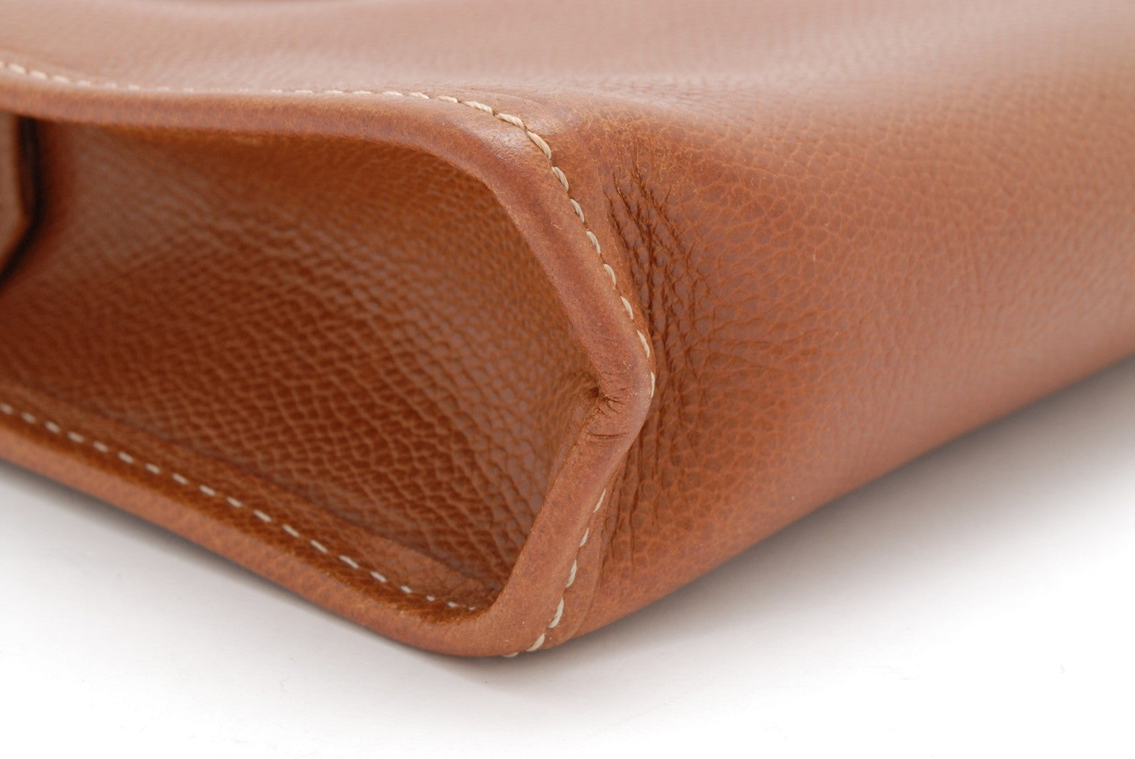 Saint Laurent Yves Vintage Stitch Crutch Bag - Brown, Leather