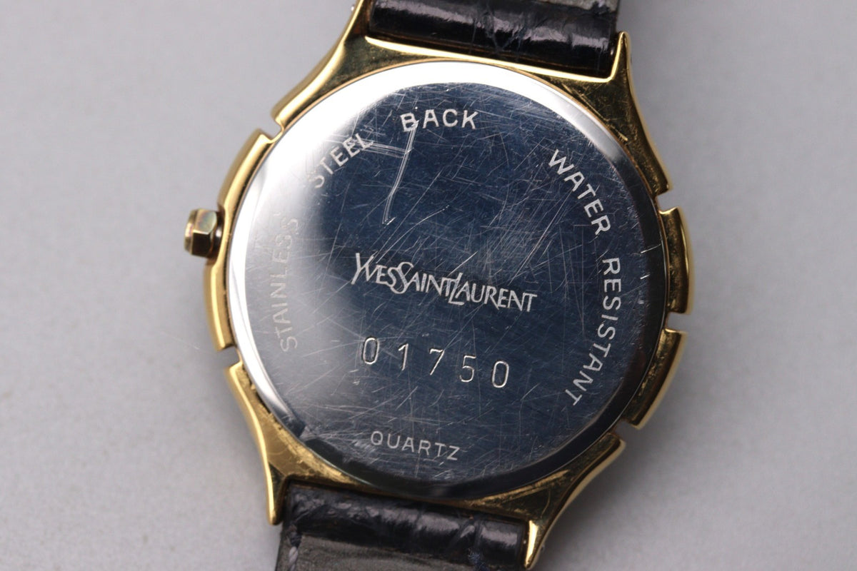 Yves Saint Laurent Yves Saint Laurent Wristwatch - Navy Blue, Stainless Steel
