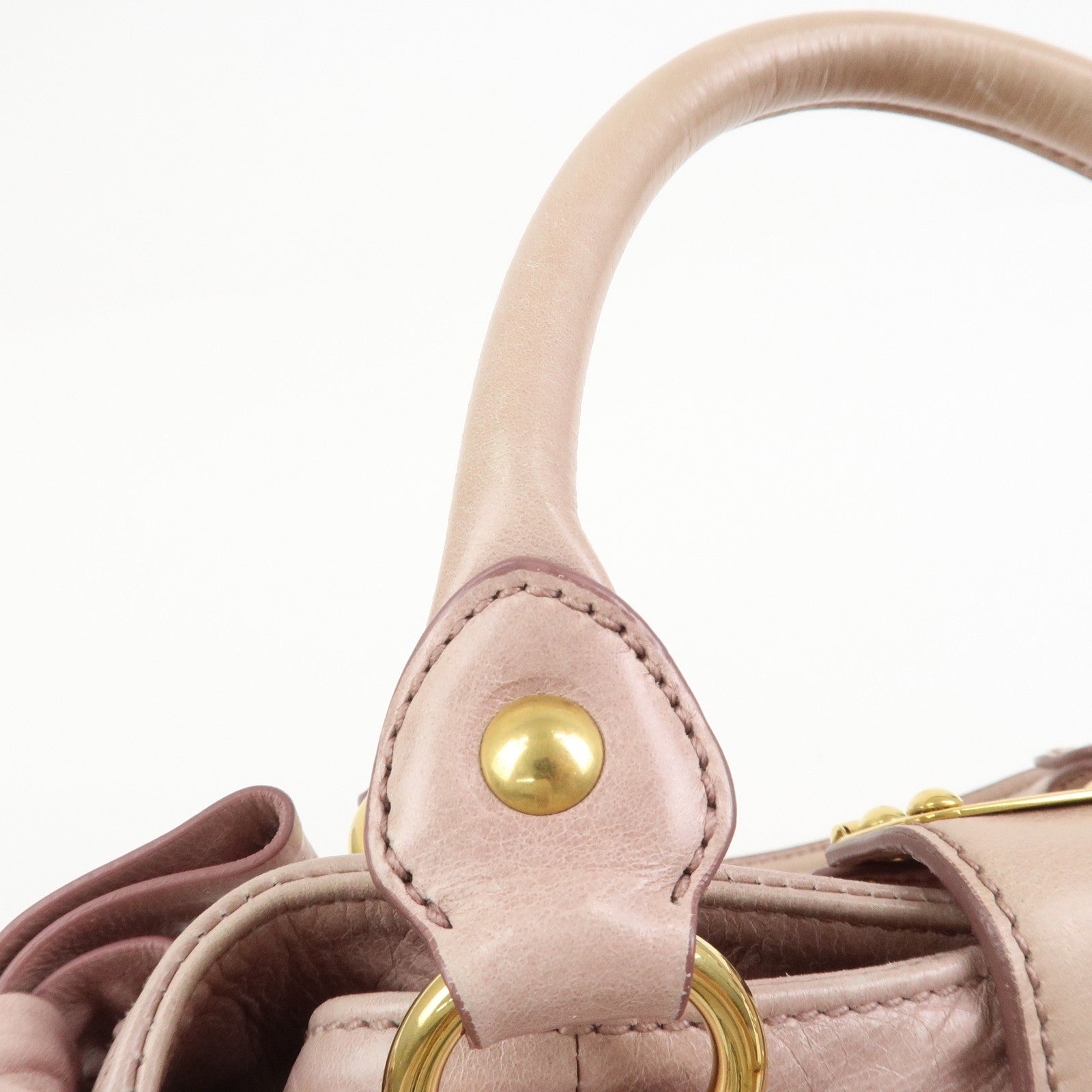 Miu Miu Hand Shoulder Bag - Pink, Leather
