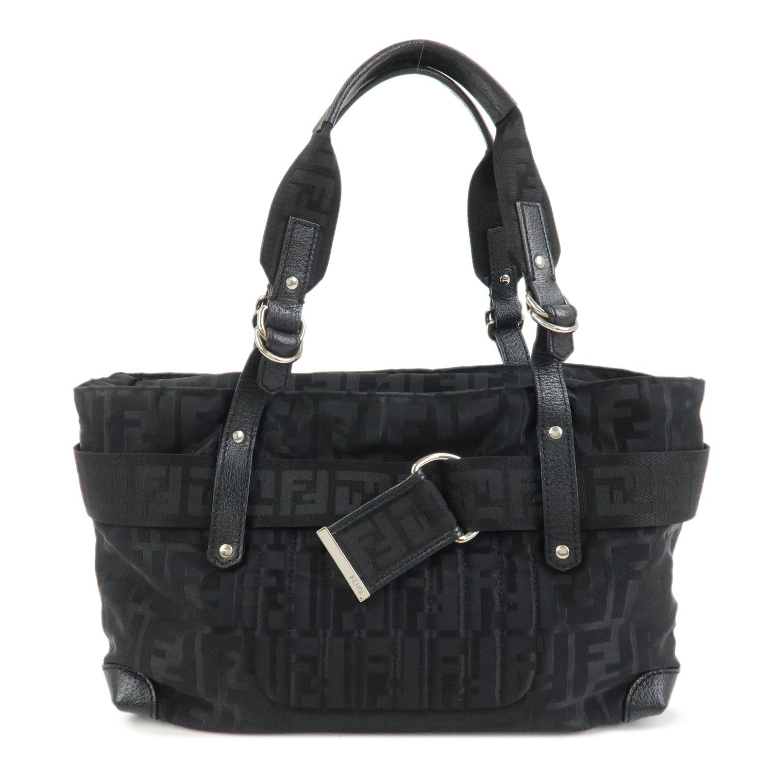 Fendi Shoulder Bag - Black, Nylon and Leather