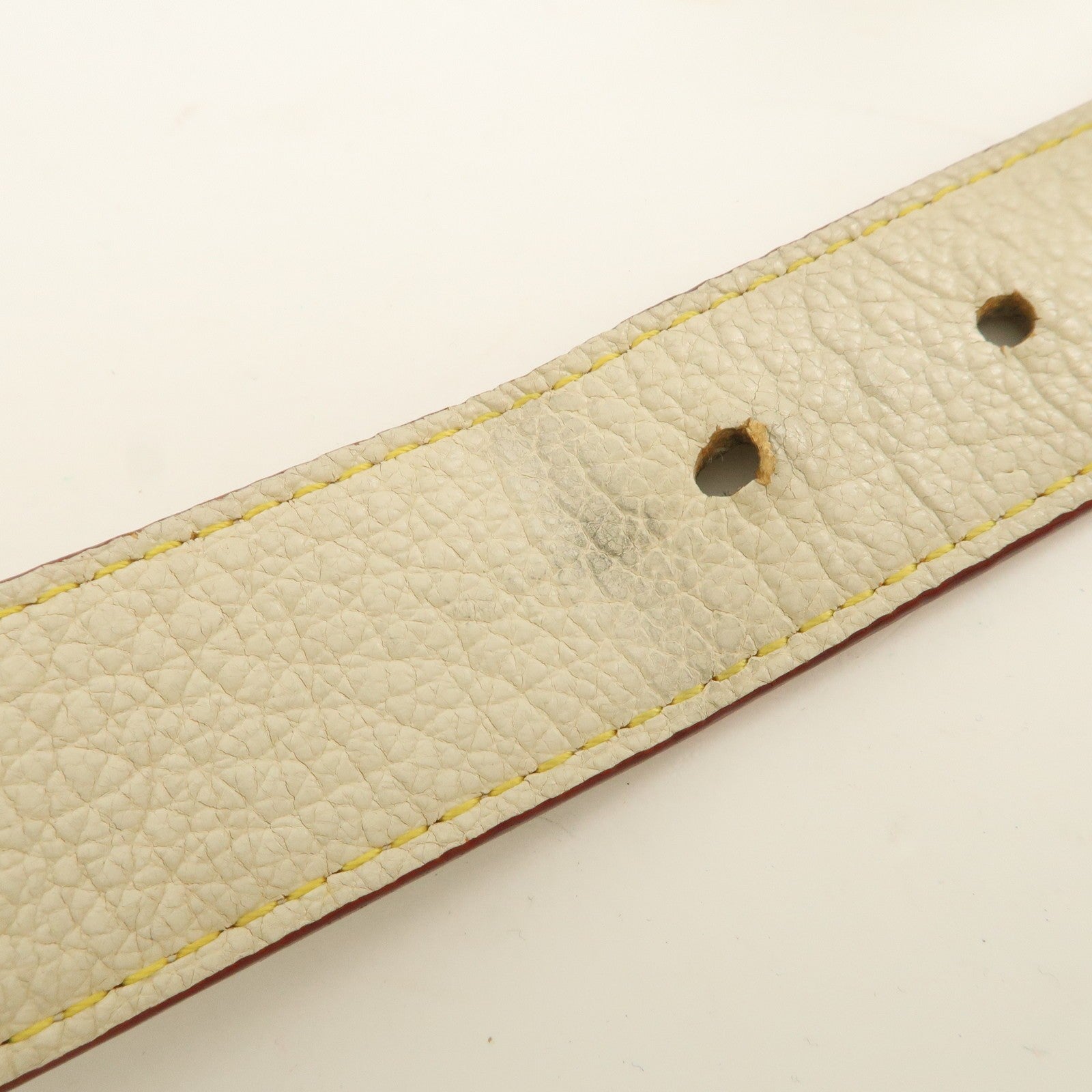 Louis Vuitton Ceinture Suhari Belt - Blanc, Leather