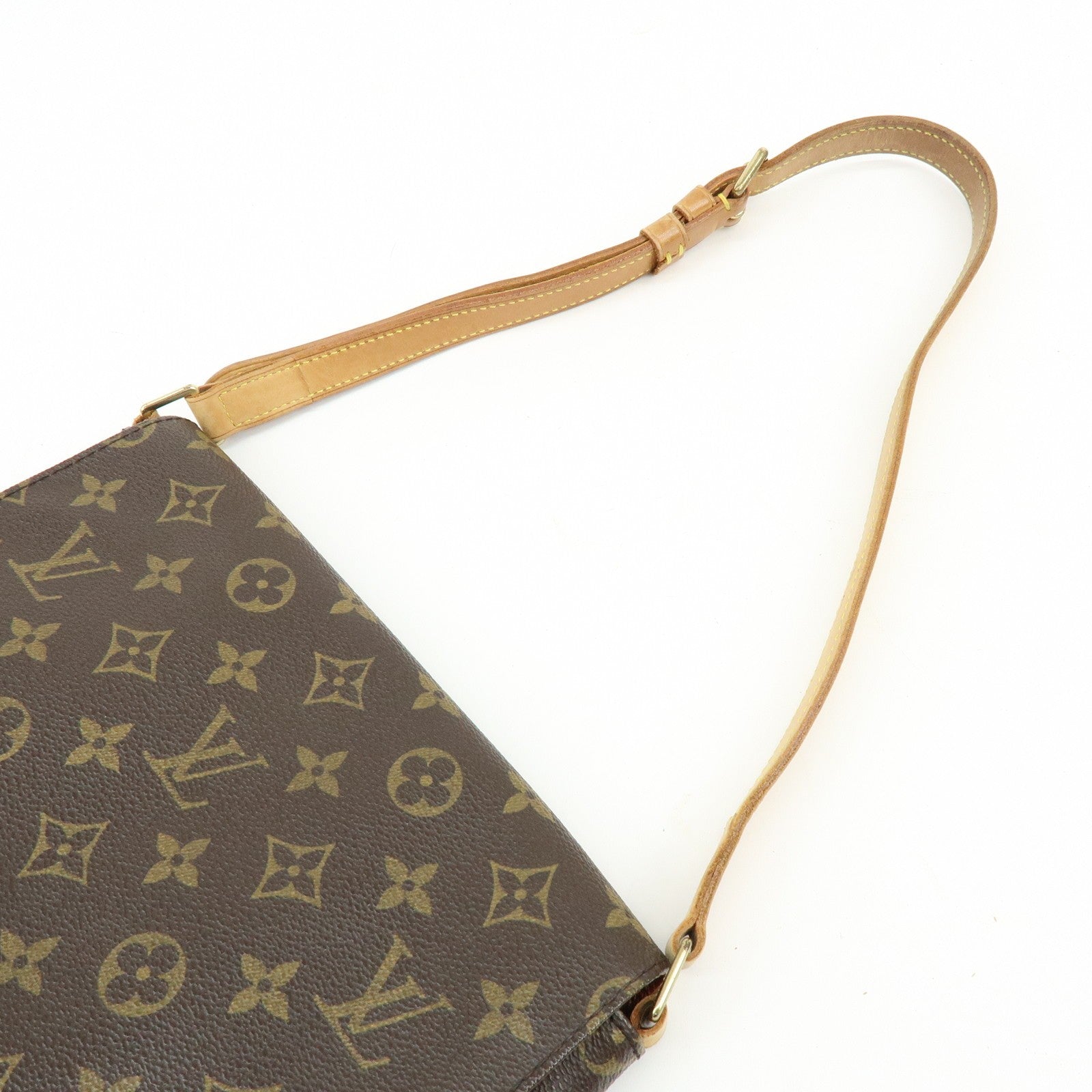 Louis Vuitton Monogram Musette Tango Shoulder Bag - Brown, Monogram Canvas