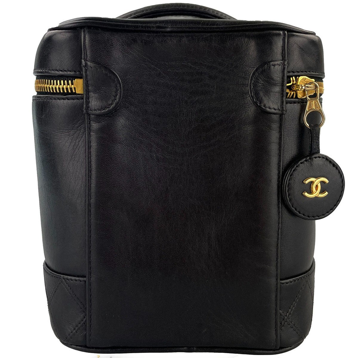 CHANEL Bicolore Handbag - Black, Lambskin
