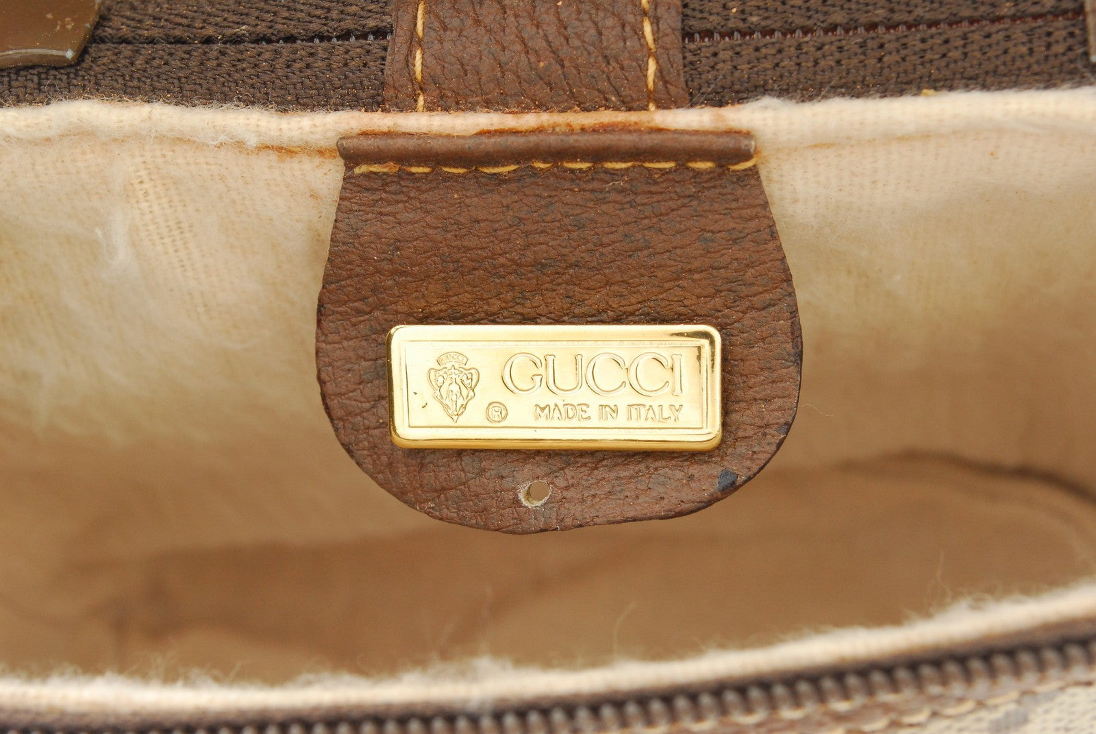 Gucci Vintage GG Supreme Shoulder Bag - Brown, PVC Leather