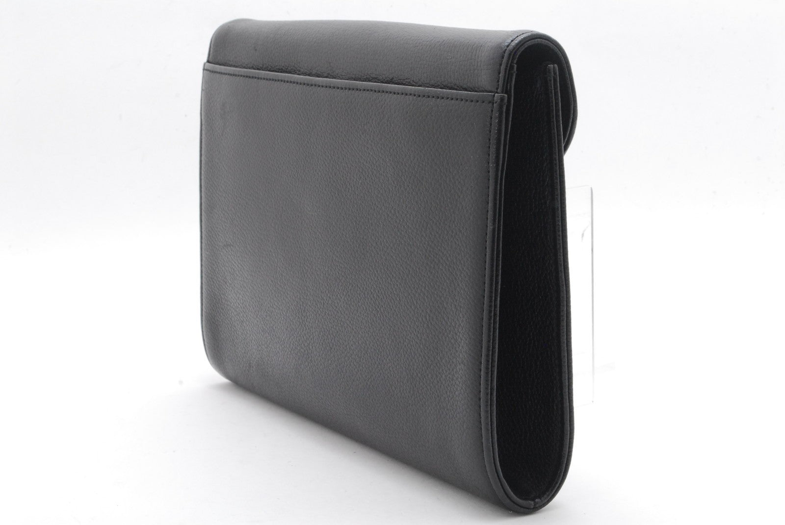 Saint Laurent Yves Clutch Bag - Black, Leather