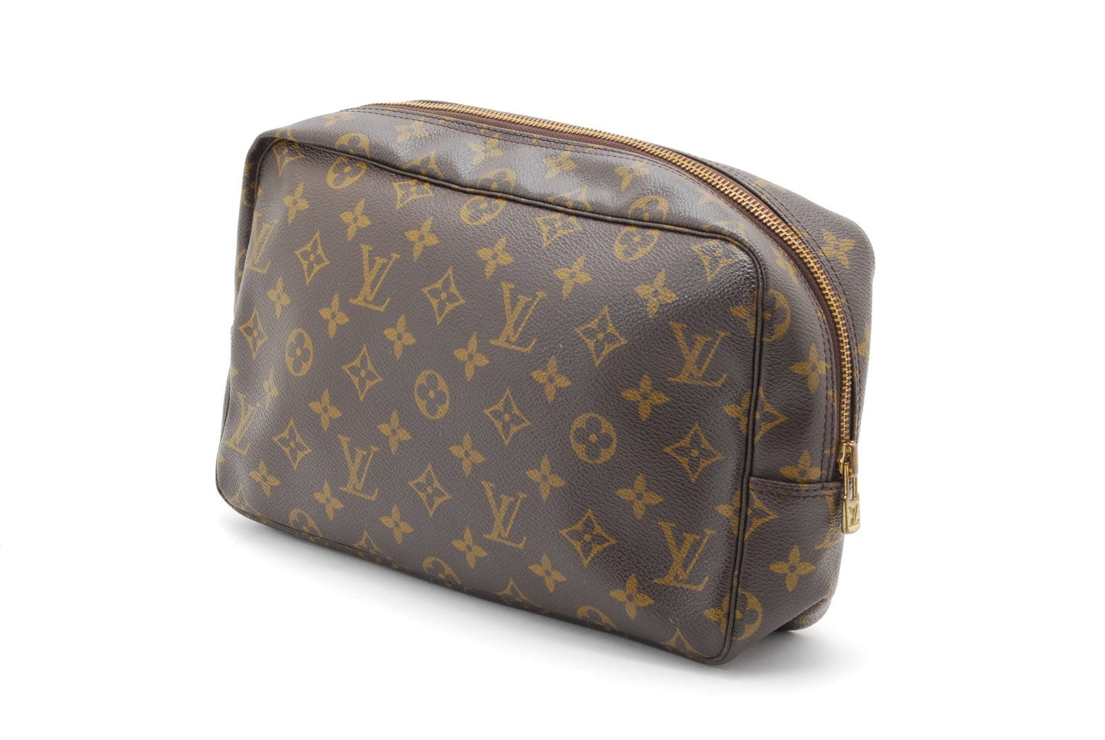 Louis Vuitton Trousse Toilette 28 Clutch - Brown, Leather