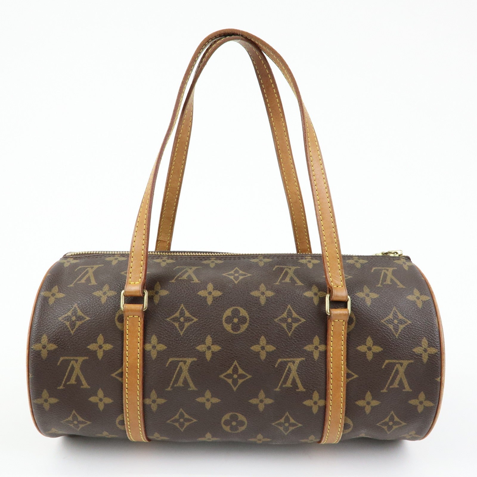 Louis Vuitton Monogram Papillon 30 Hand Bag - Brown, Canvas