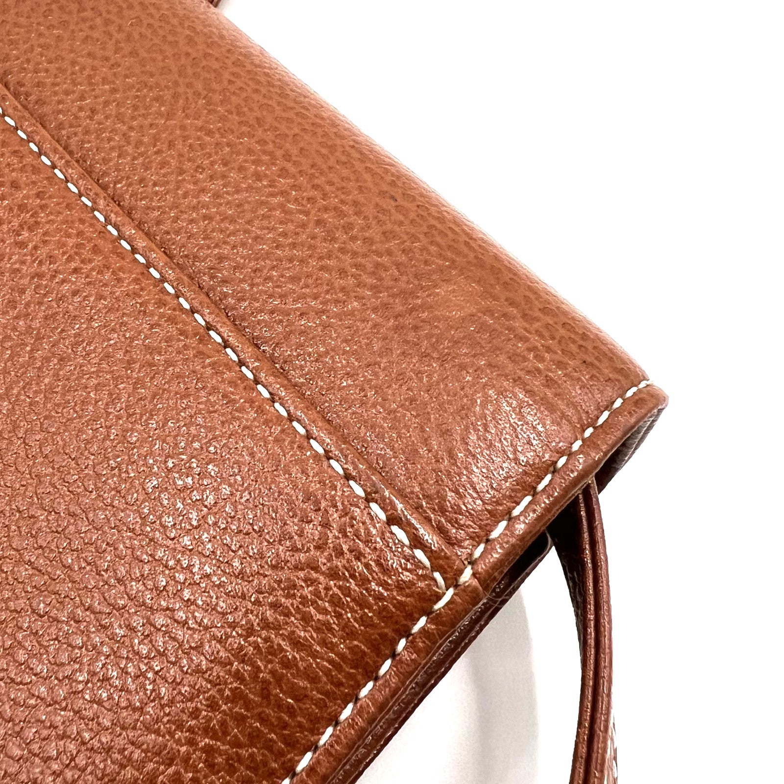 Saint Laurent Yves Cassandra Shoulder Bag - Brown, Leather