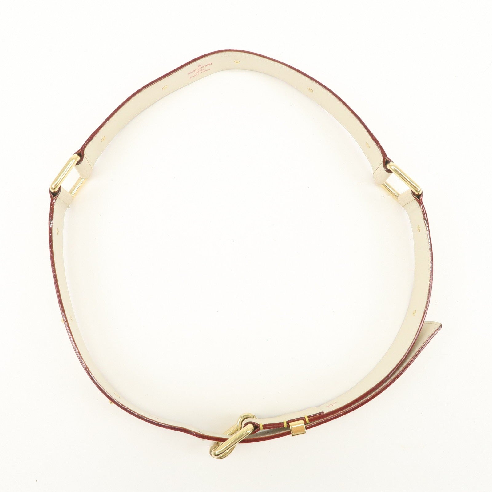 Louis Vuitton Ceinture Suhari Belt - Blanc, Leather