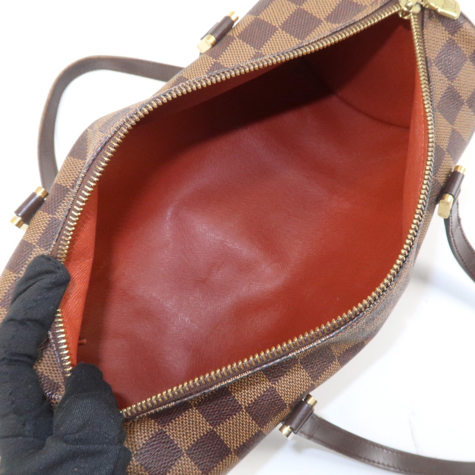 Louis Vuitton Damier Ebene Papillon 30 Handbag - Brown, Canvas