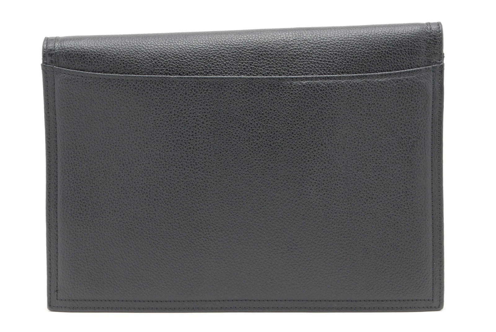 Yves Saint Laurent Envelope Clutch - Black, Leather