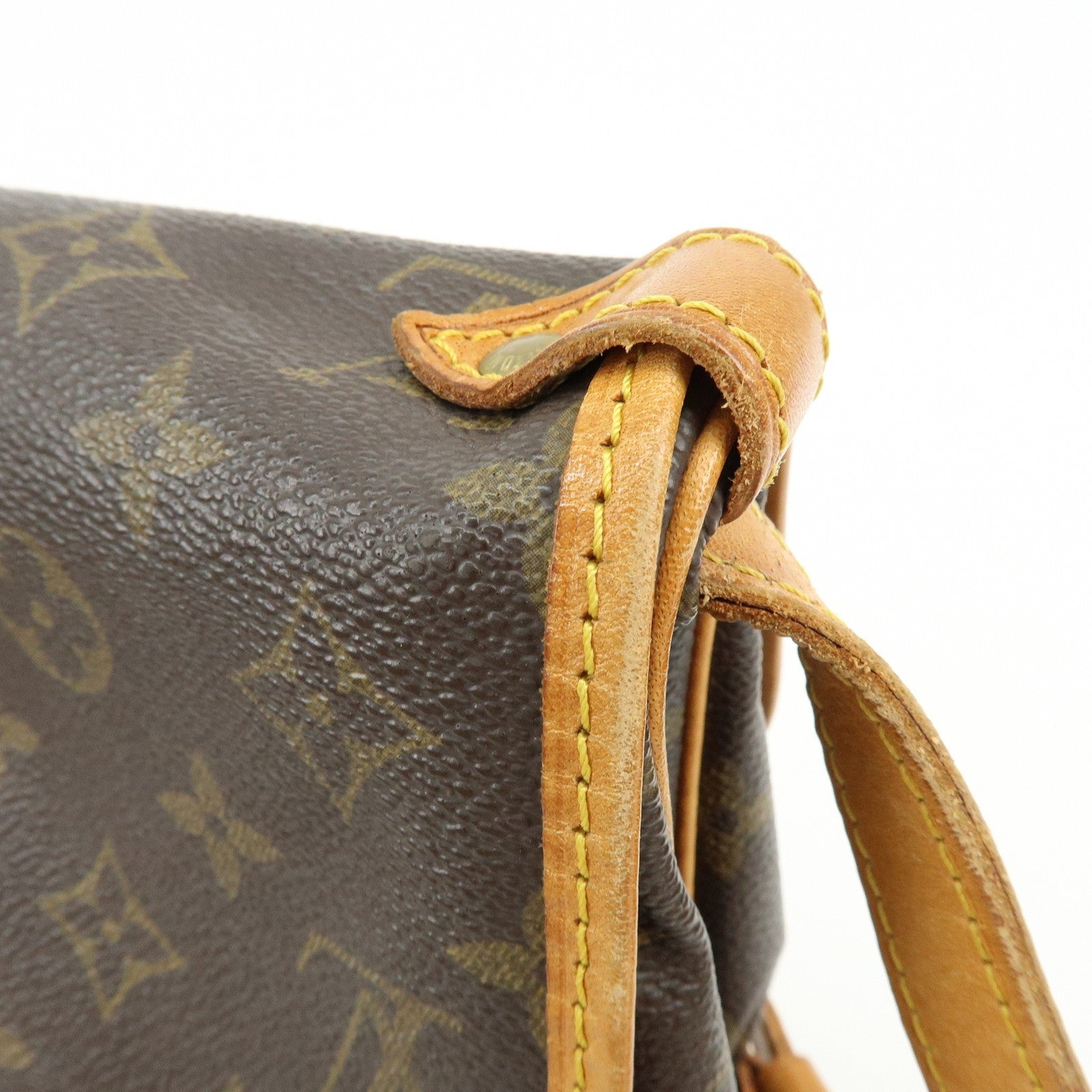Louis Vuitton Monogram Saumur 30 Canvas Shoulder Bag Brown