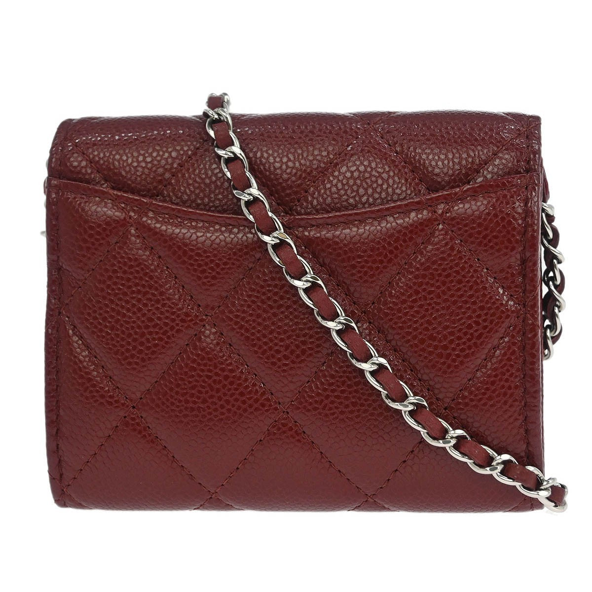 Chanel WOC Wallet On Chain Shoulder Bag - Bordeaux, Leather