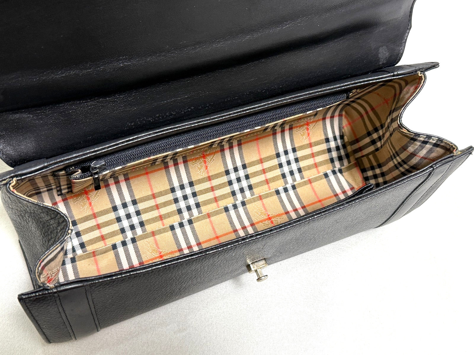Burberry Vintage Handbag - Black, Leather