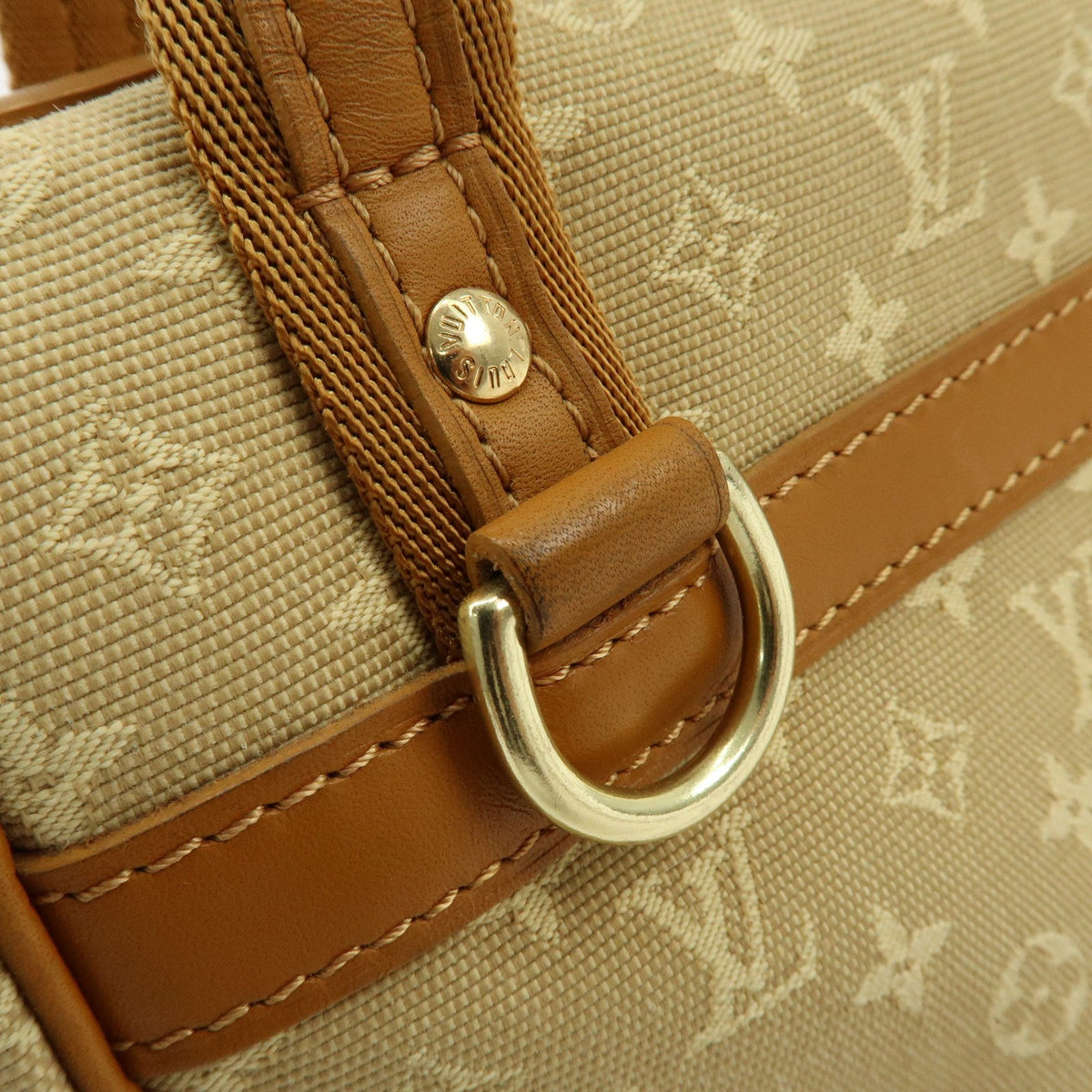 Louis Vuitton Hand Bag - Beige, Monogram Mini Canvas, Leather