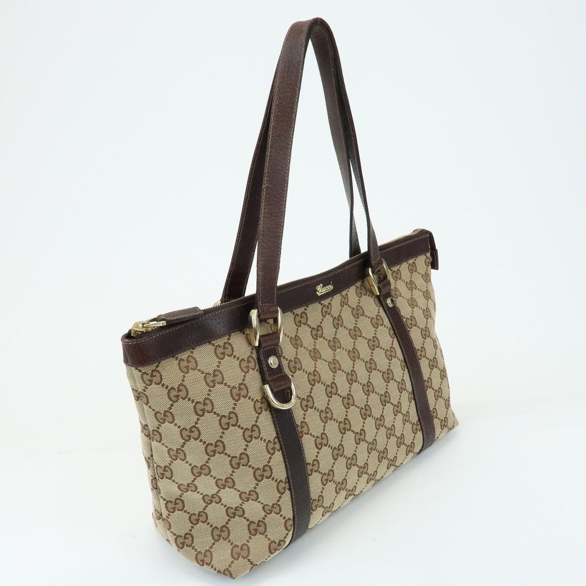 Gucci Abbey Tote Bag - Beige, Canvas Leather