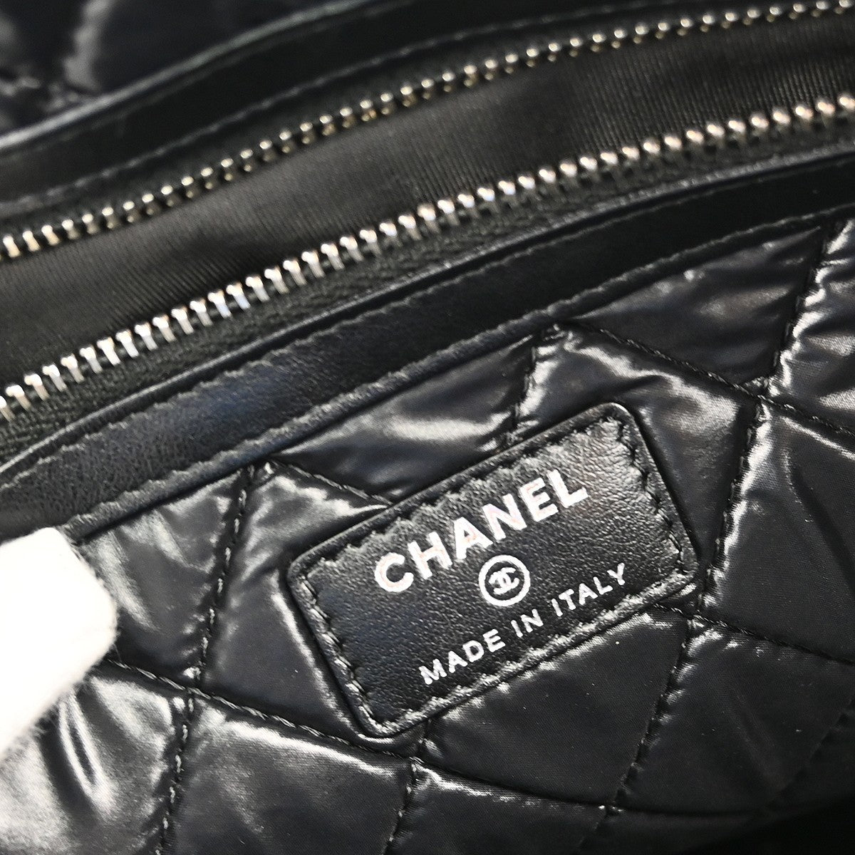 Chanel Deauville Clutch Bag - Black Beige, Canvas