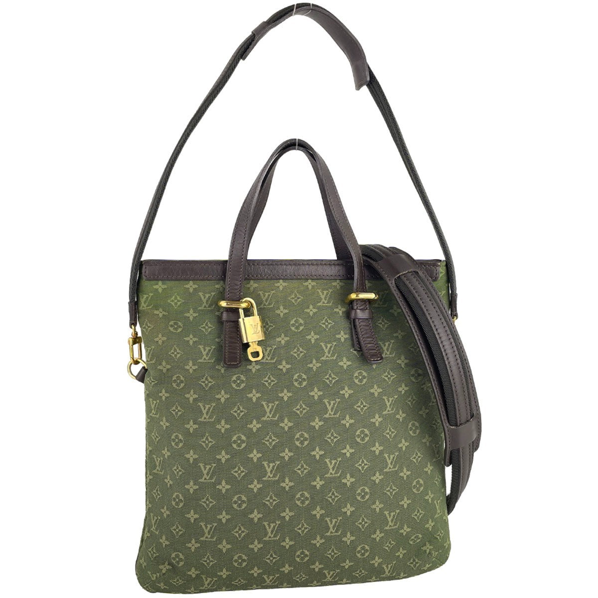 Louis Vuitton Francoise Tote Bag - Khaki, Cotton Leather