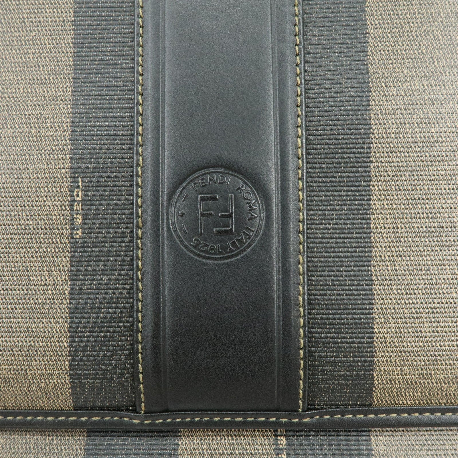 Fendi Shoulder Bag - Black, Brown, PVC Leather