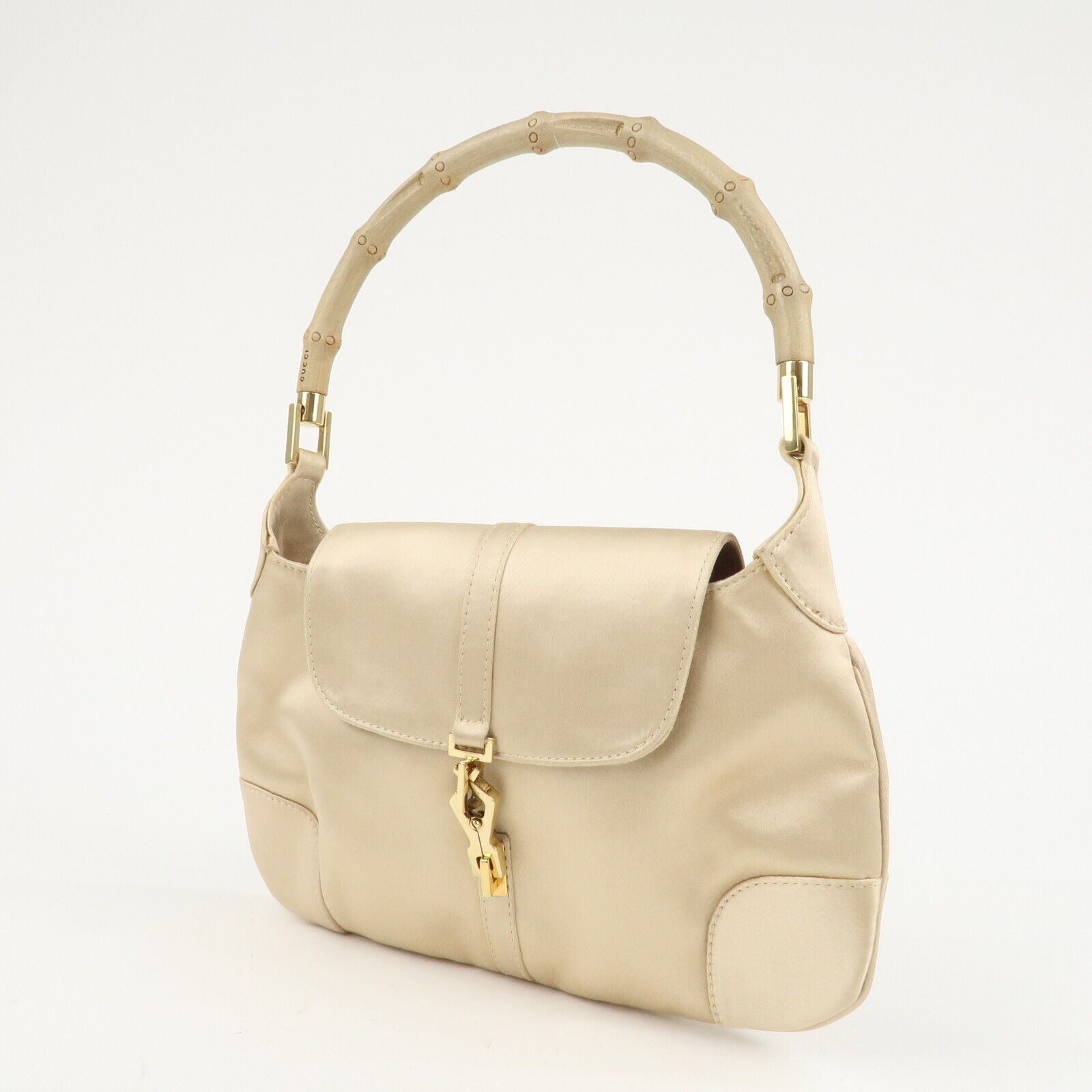 Gucci Mini Handbag - Beige, Satin