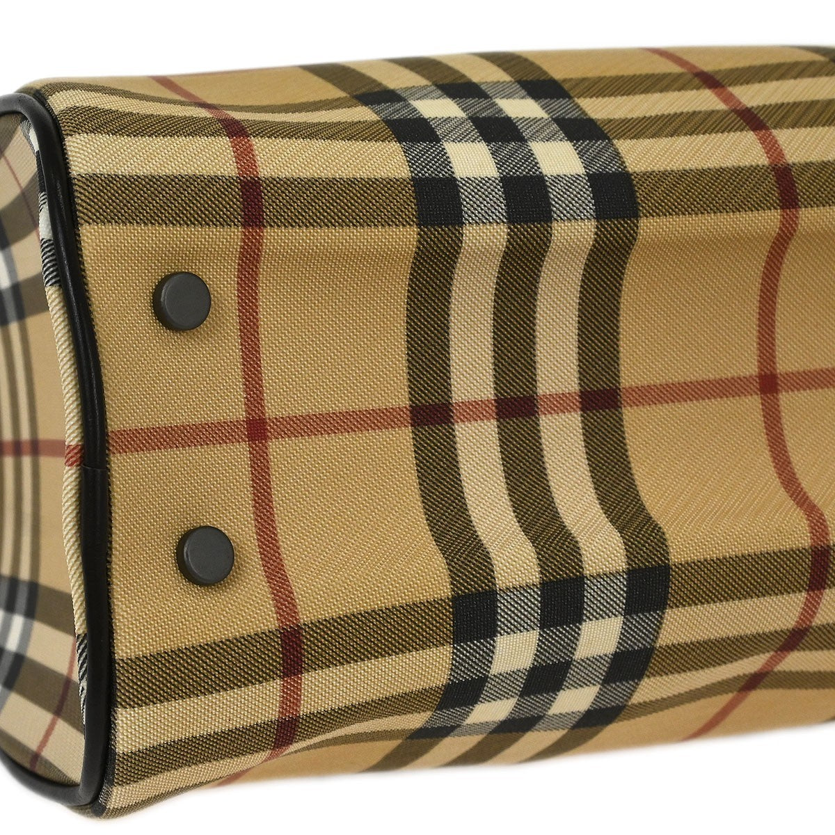 Burberry Check Handbag - Beige, PVC