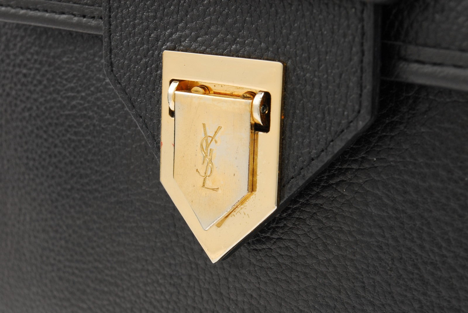 Saint Laurent YSL Shoulder Bag - Black, Leather