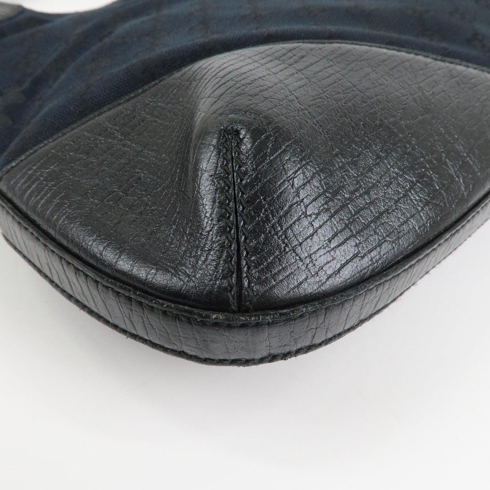 Gucci Horsebit Shoulder Bag - Black, Canvas