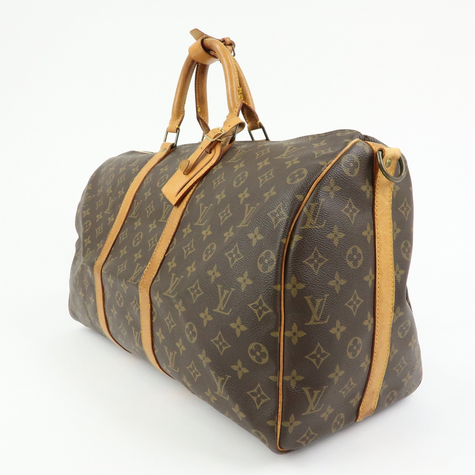 Louis Vuitton Keepall 50 Boston Bag - Brown, Canvas