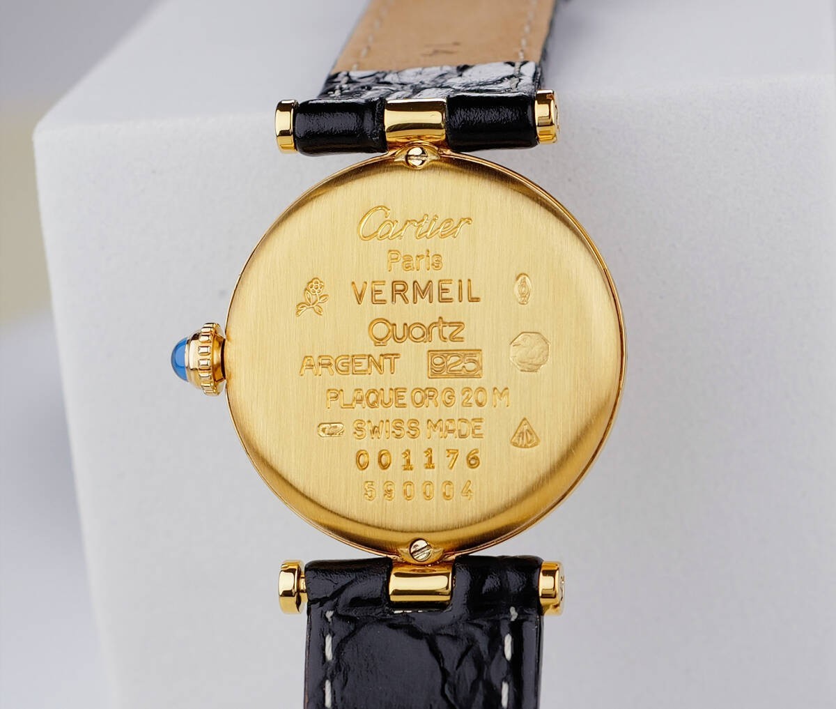 Cartier Vendome Wristwatch - Gold, Stainless Steel