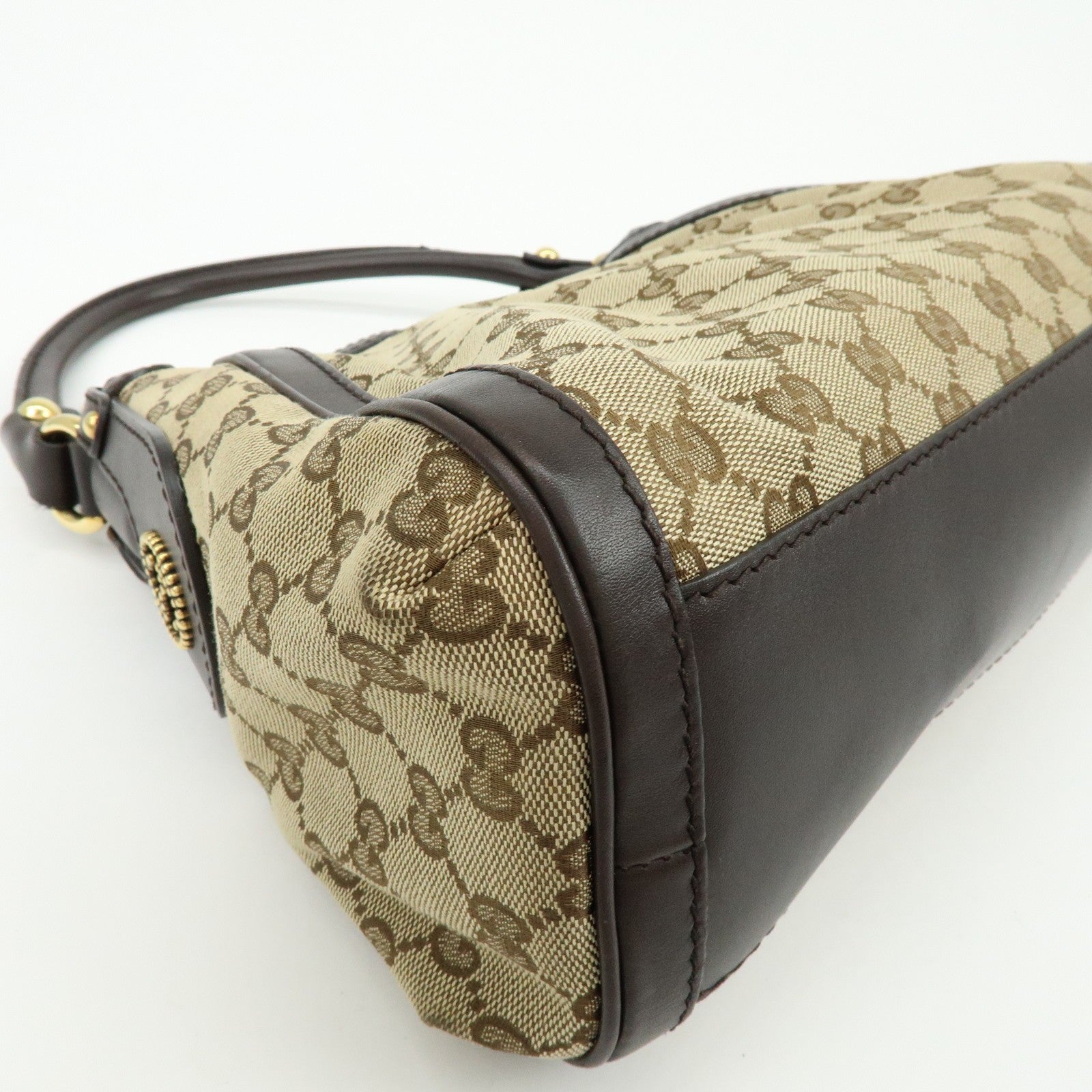 Gucci Shoulder Bag - Beige, Canvas and Leather